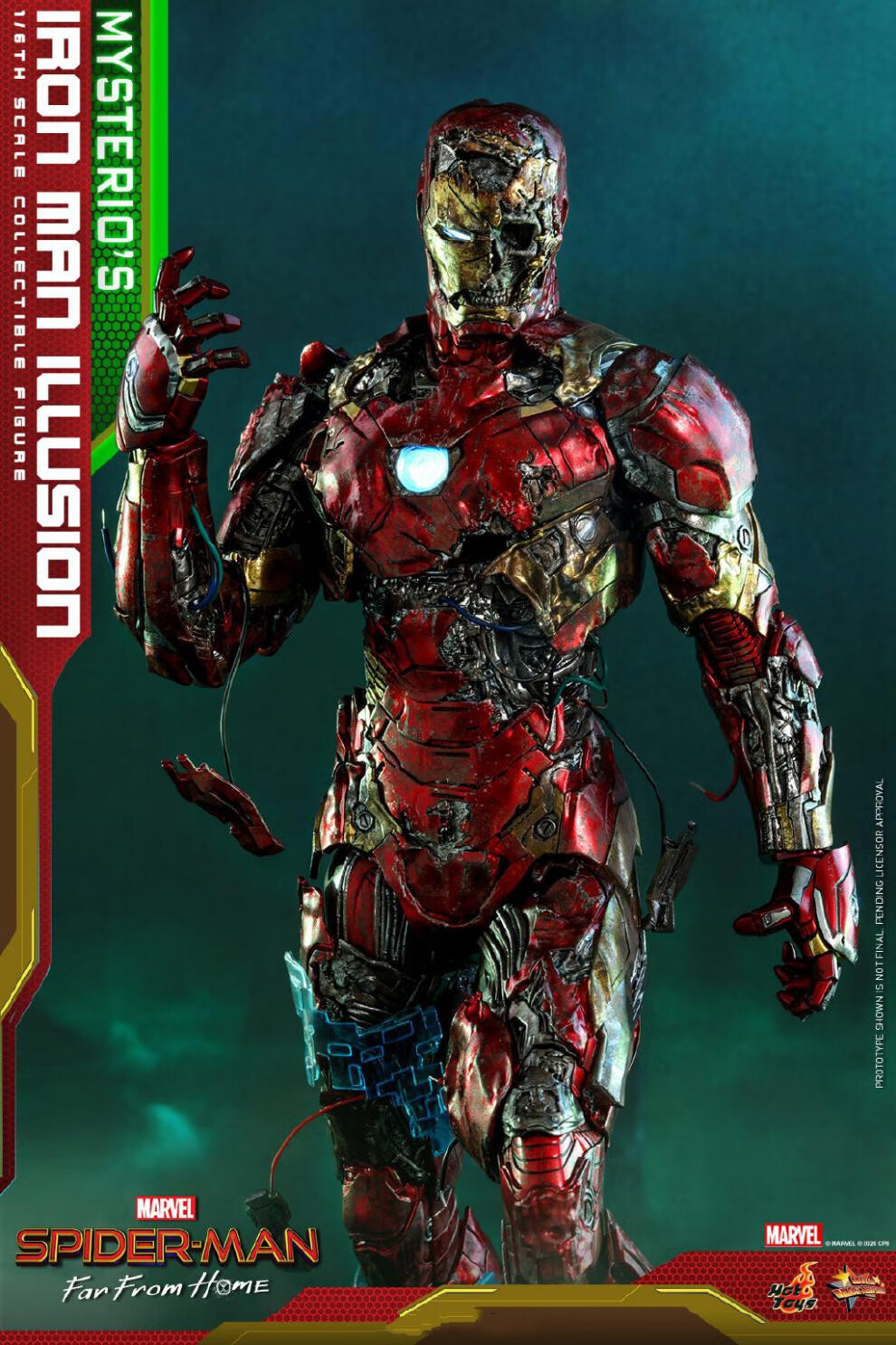 幻象丧尸钢铁侠 hottoys ht mms580英雄远征mk46僵尸 iron studios