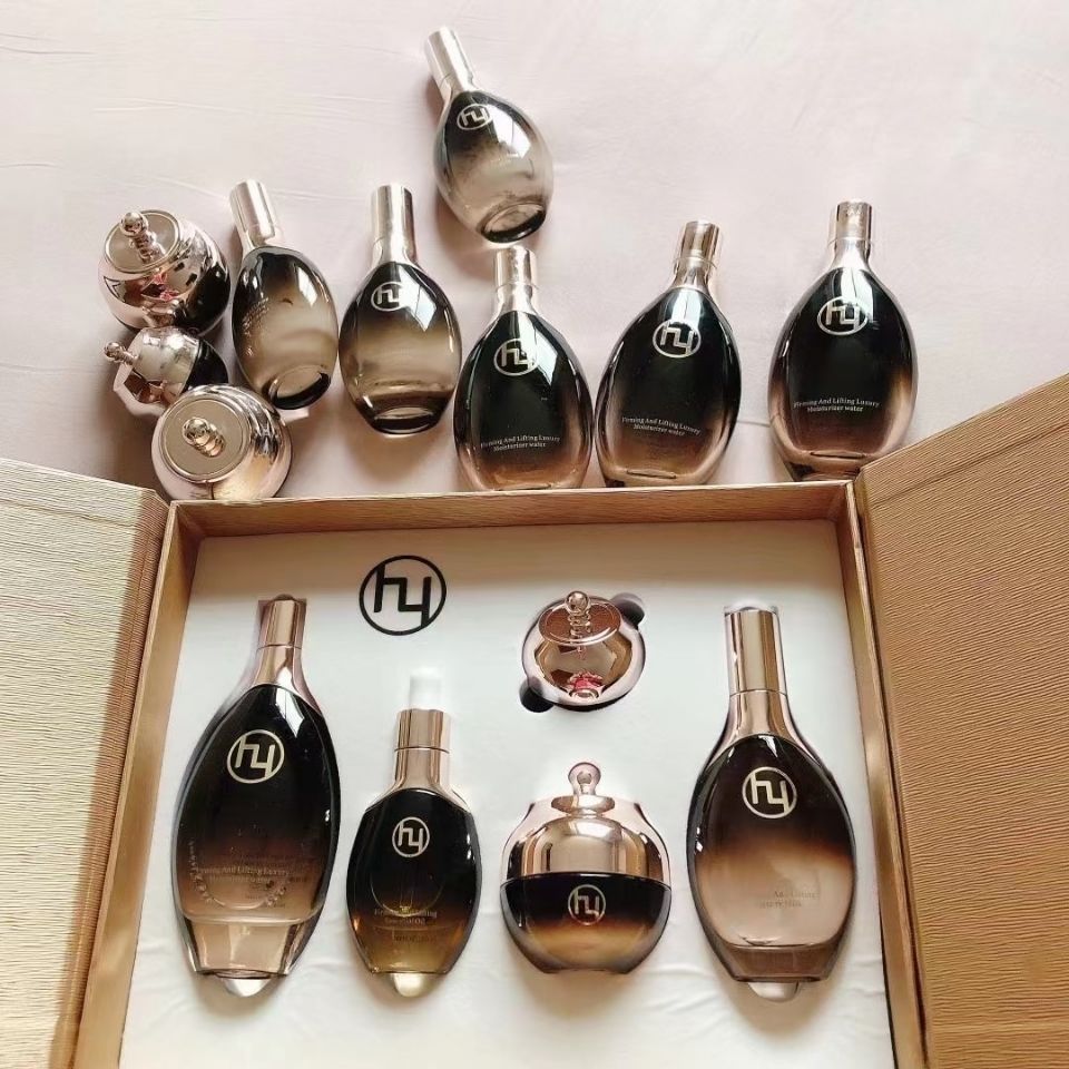 bioaqua韩叶新品五件套娅莲娜瘦v套装保湿补水提拉紧致1抗1皱咄化细纹