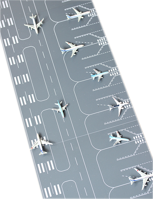 飞机停机坪1:400跑道定制客机民航民用机场场景沙盘模型摆件 1:400-2