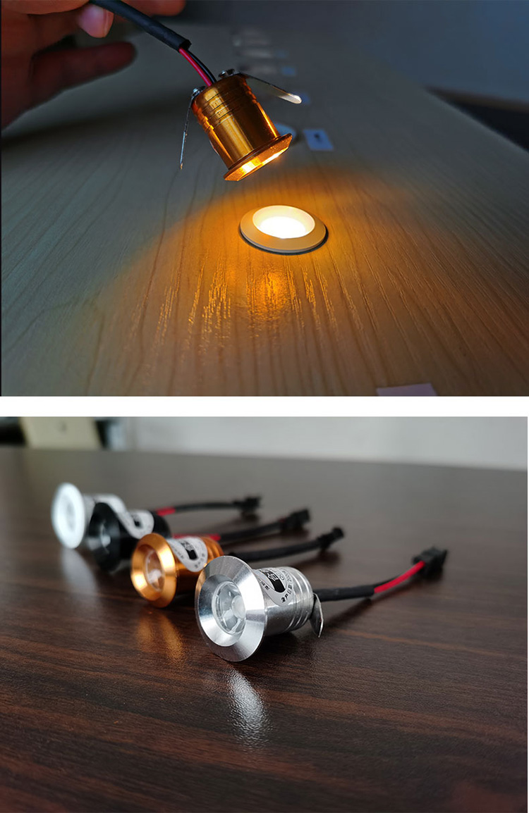 猫眼灯展柜迷你小射灯led嵌入式小猫眼灯开孔2公分2cm1w小孔灯筒灯