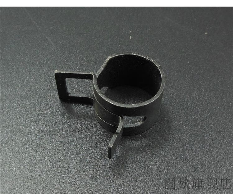 手捏日式锰钢弹簧卡箍弹性卡子环箍水管抱箍汽车油管喉箍管卡管夹22mm