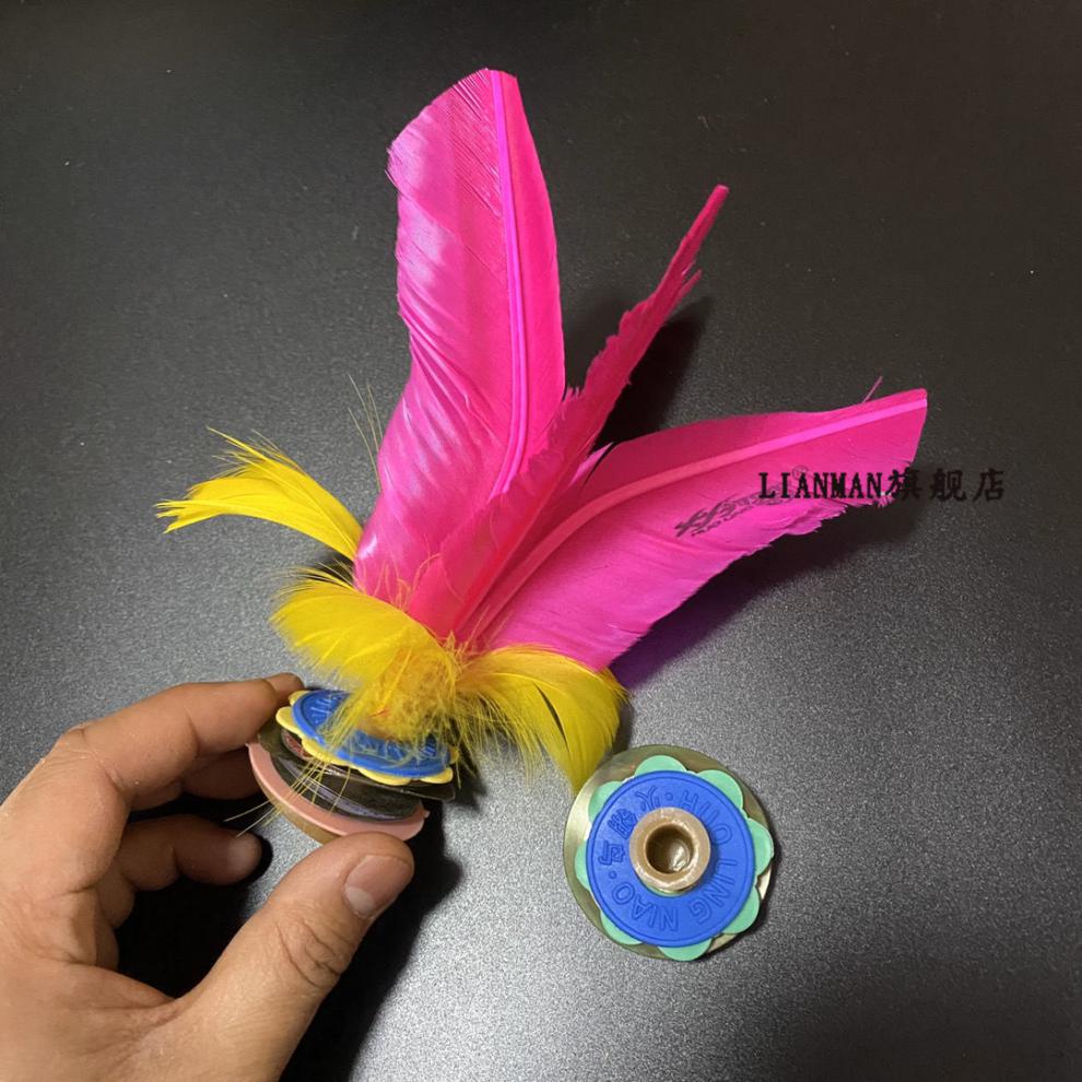 火翎鸟可拆分毽子(彩色混发) 4只装【图片 价格 品牌 报价】-京东