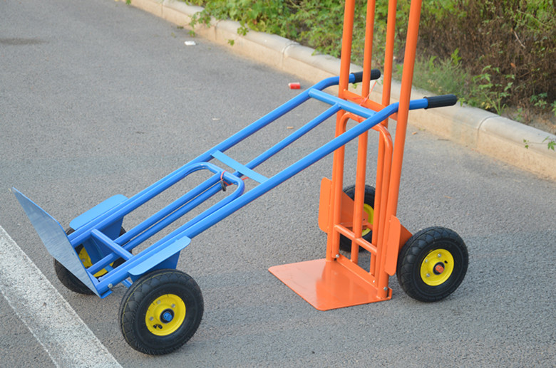 老虎移动两轮手推车小推车拉拖车手拉车载重王推货车搬运车带支撑腿