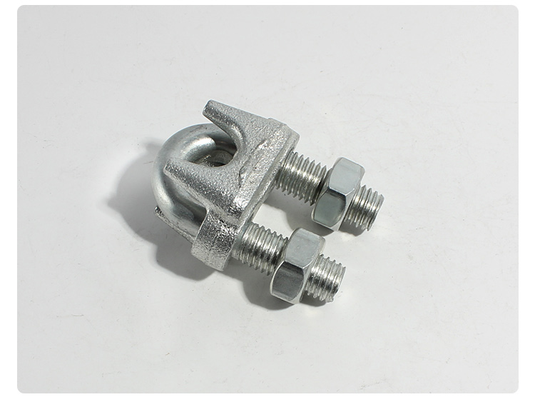 国标重型钢丝绳卡扣固定紧固卡头夹头u型卡锁扣紧固猫抓m3m6m8m45定制