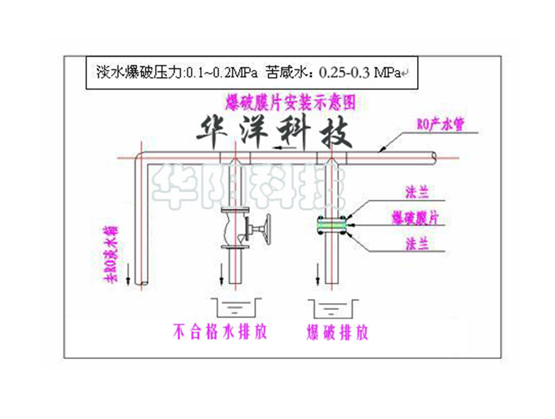 反滲透爆破膜cdc/eo爆破膜片電廠防爆膜水處理爆破片ro防爆膜片匠盾