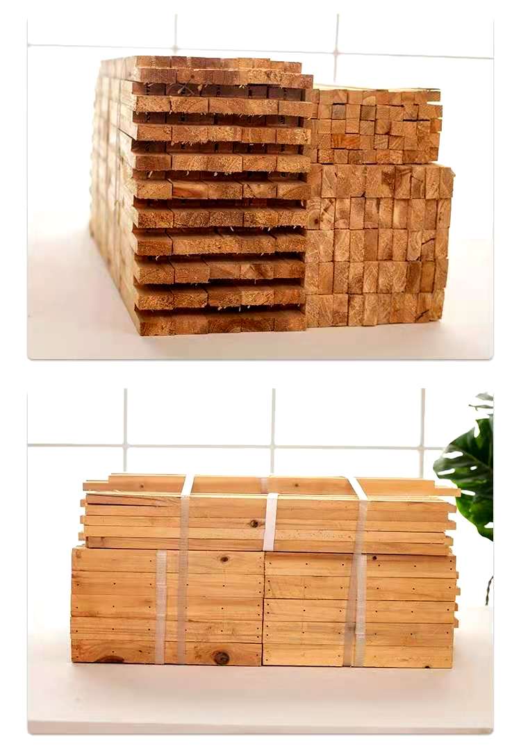 散装巢框中蜂杉木蜂巢框蜂箱框架格子蜜蜂标准巢础框意蜂养蜂工具