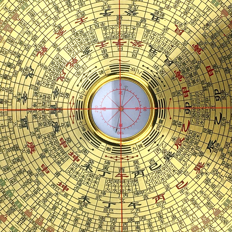 舞万花10寸一尺36层三元三合综合罗盘风水罗经仪高精度纯铜指南针风水