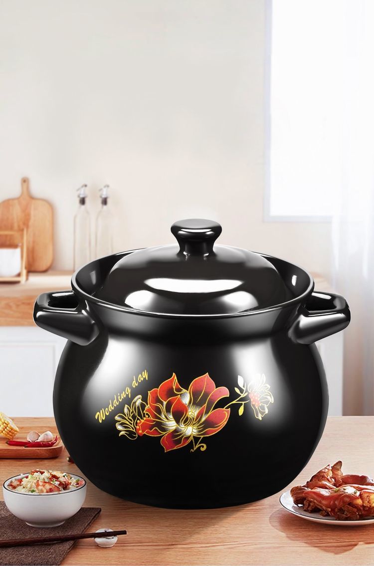 砂锅炖锅家用煲汤大容量熬粥沙锅煮粥锅明火陶瓷煲土锅2500ml加强陶12