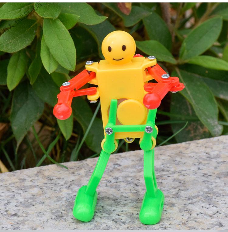 樱途2022款会跳舞的机器人上链摇摆迷你火柴人儿童发条玩具幼儿园奖品