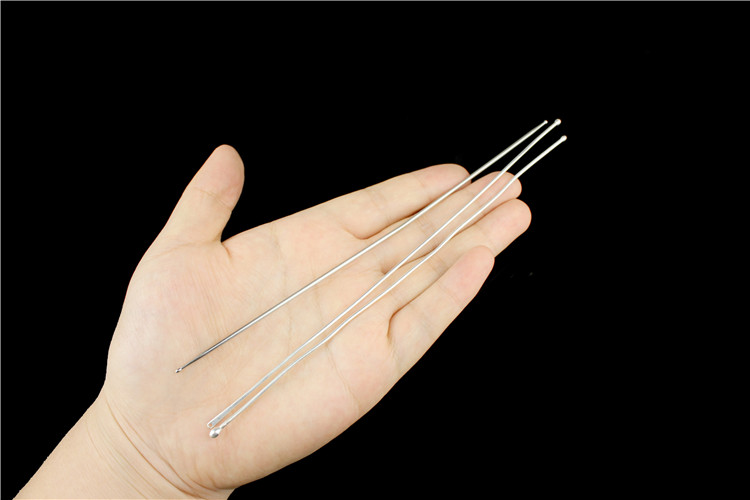 有环孔可穿缝合线肛肠肛门挂线瘘痔漏探针软304不锈钢肛门探针双球头