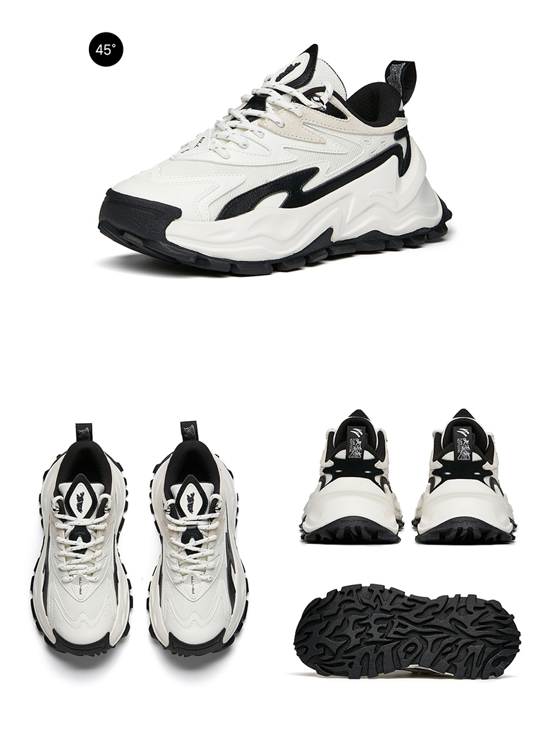 安踏炙热老爹鞋女鞋2022春季新款学生复古厚底女子秋冬季运动休闲鞋子