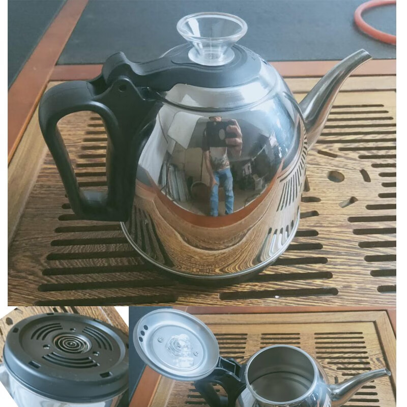 金顶茶炉 金顶茶炉配件单壶整套全自动上水烧水壶泡茶茶具养生壶玻璃
