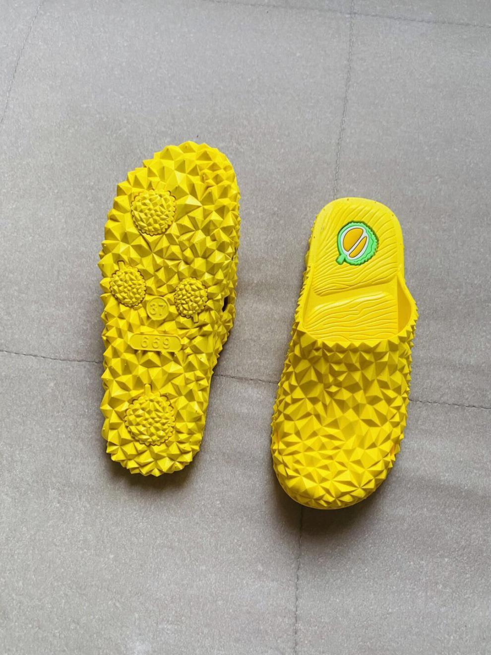 秋季新款潮搭榴莲包头鞋女沙滩鞋百搭外穿软底女包头lyf黑色36偏小一