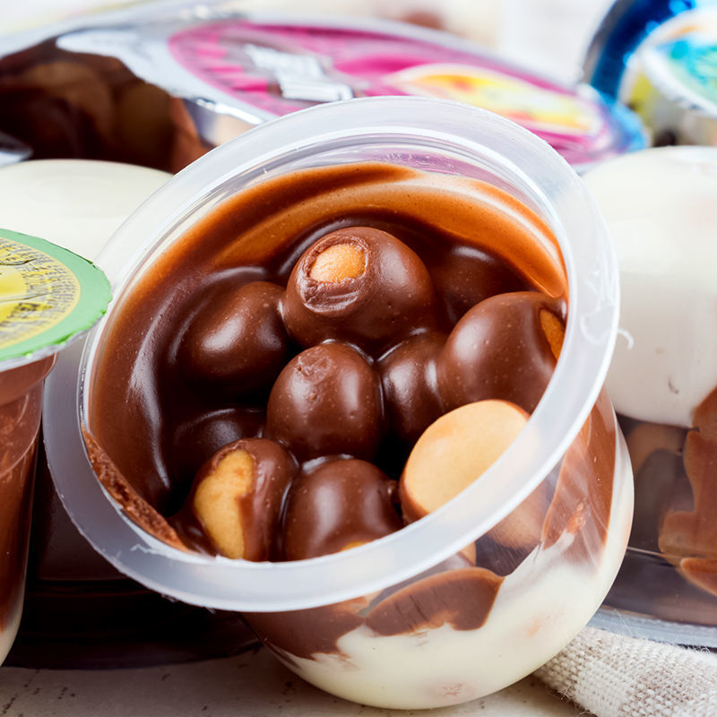 星球杯超大杯甜甜乐星球杯巧克力大杯桶装巧克杯儿童零食约170杯1020g