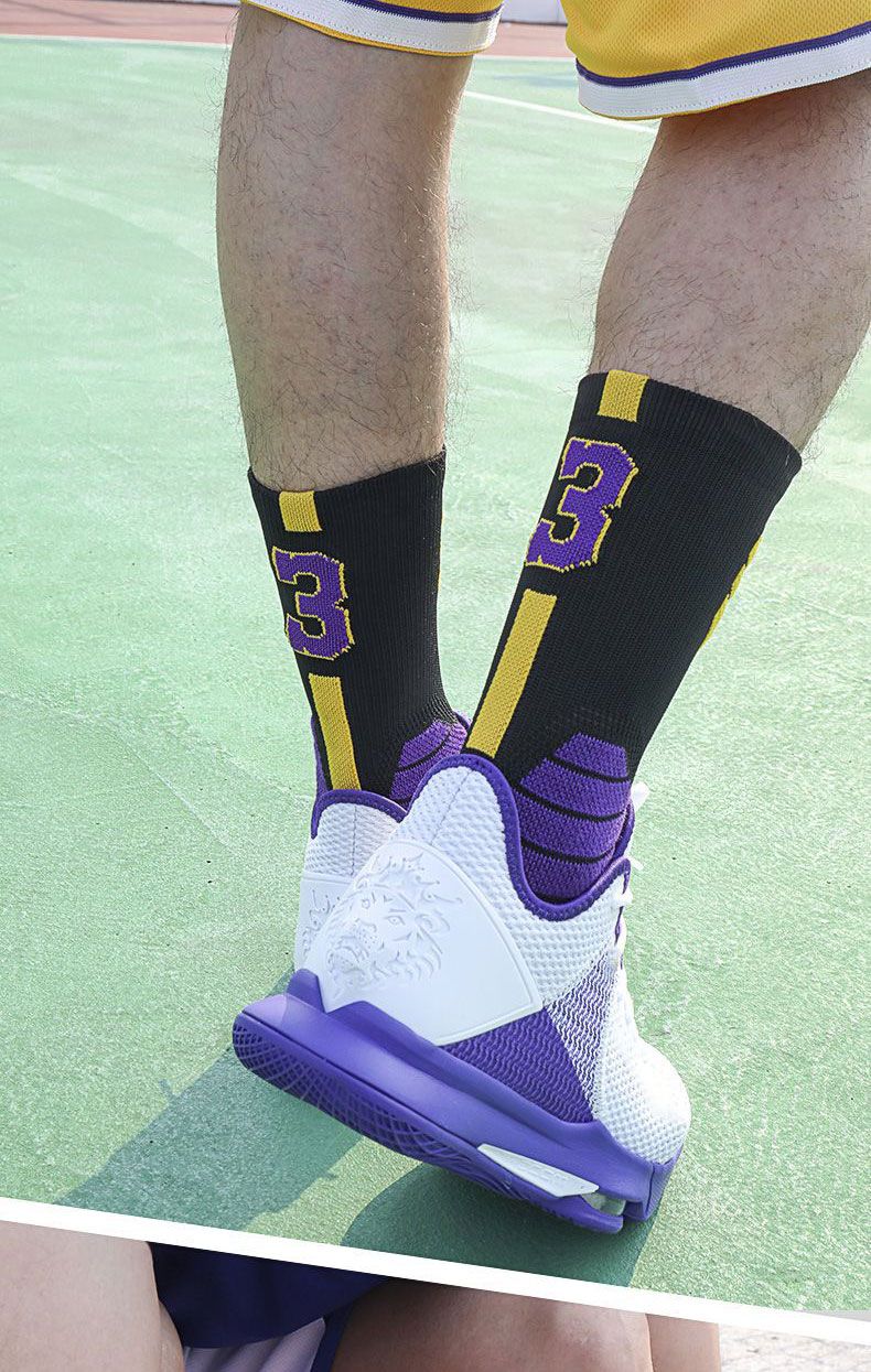 oloey精英袜篮球长袜男生袜子精英篮球袜运动袜子男中高筒长筒棉袜