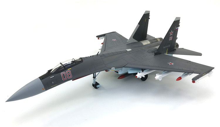 148苏35战斗机模型su35合金仿真飞机模型珠海航展定制摆件礼品迷彩