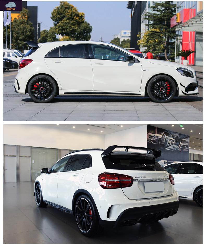 奔驰a级amg改装a180 a200 gla200改gla45 a45s a35尾翼定风翼顶翼 13