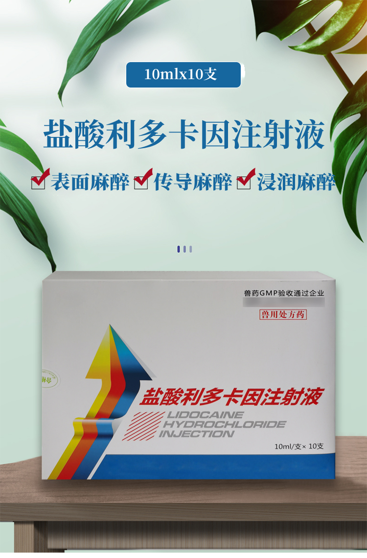 局部 盐酸利多卡因注射液 表面麻醉传导麻醉浸润麻醉 兽用【图片 价格