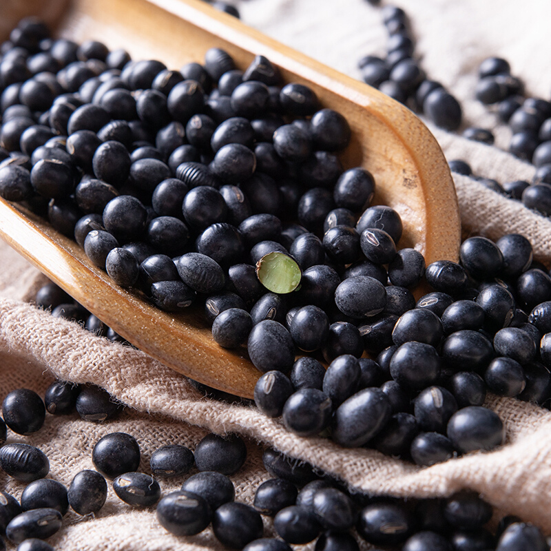东北五谷杂粮绿心黑豆 黑龙江自产绿芯小黑豆发豆芽打豆浆5斤