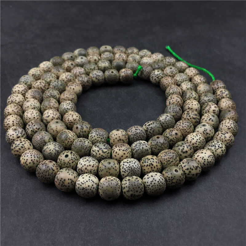 高品质阴皮原籽天然星月菩提子108颗项链手串海南高密手串项链佛珠