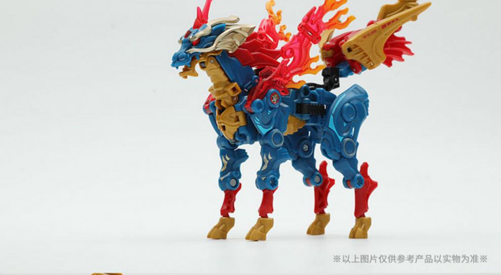 万能匣 乐··高52toys 猛兽匣匣系列麒麟mb-22变形动物潮玩机甲模型
