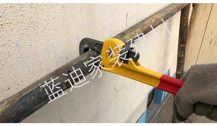 水槽扳手 老虎钳水管钳子水暖大号扳手快速两用管子喉钳10寸小管钳
