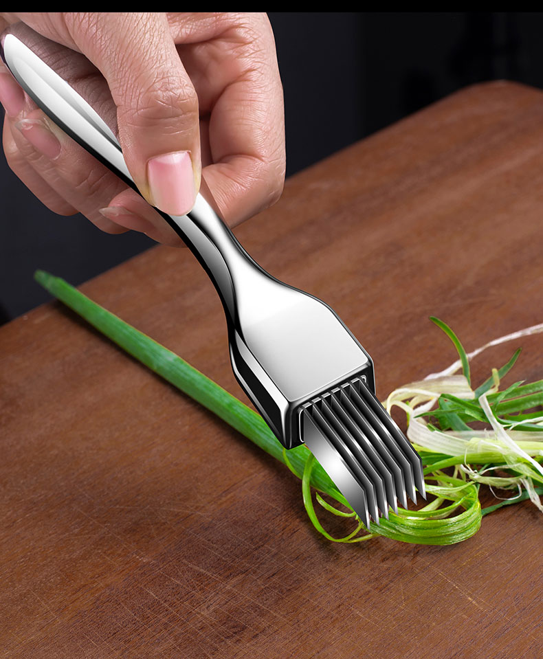 不锈钢切葱丝神器超细家用厨房切丝刀梅花葱丝刀商用刮刨葱花芹菜多