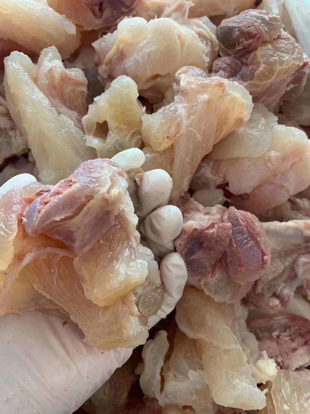 熟牛筋筋头巴脑牛蹄筋富含无汤水净重 3斤熟牛头皮富含【图片 价格