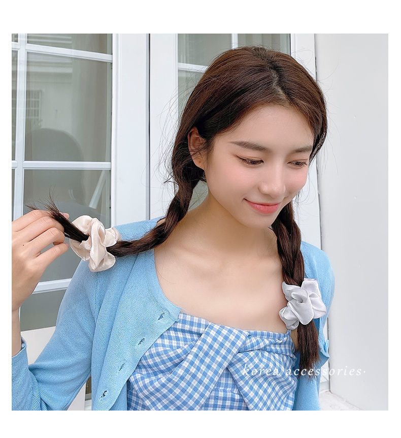 龙姑娘韩版甜美头绳丸子头发饰少女发圈发饰发绳气质学院风布艺jk发圈