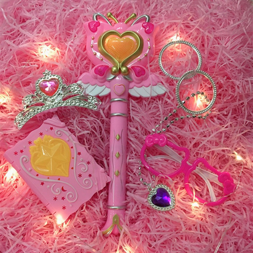 魔法棒巴拉巴啦小魔仙仙女棒儿童小女孩发光公主玩具生日礼物精品 3灯