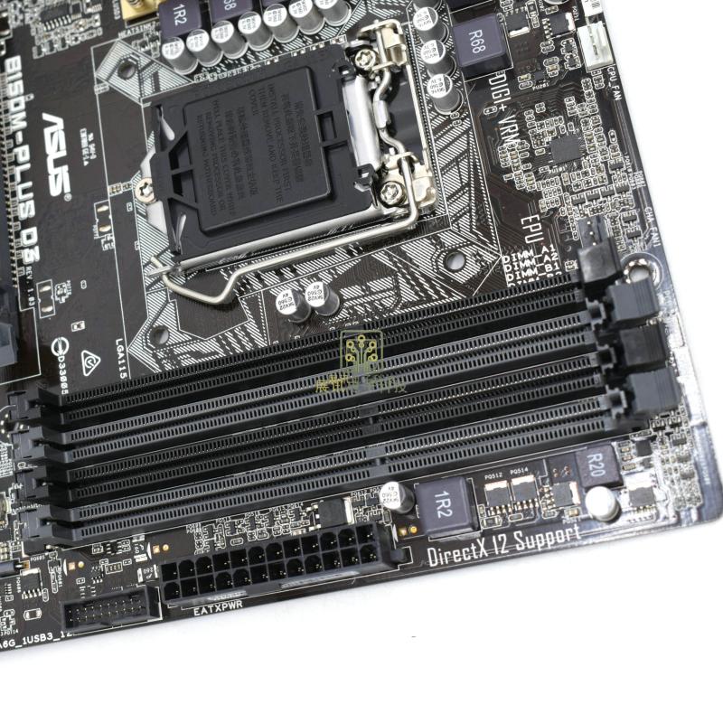 华硕h110m-d d3/c/a/k/h170/b150-plus d3/m2 pci主板1151针 紫色