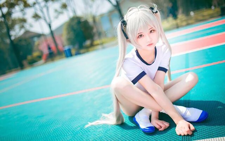 支持国货李宁缘之空穹妹服春日野穹cosplay软妹可爱体操服动漫女装