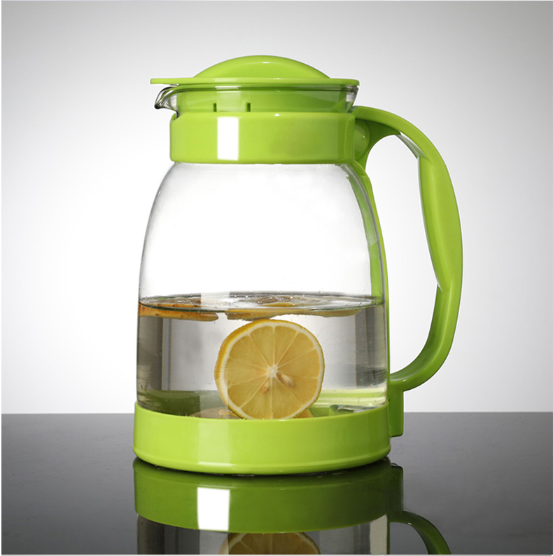 冷水壶玻璃凉水壶家用大容量耐热温凉白开水壶凉茶壶扎壶养生壶大容量