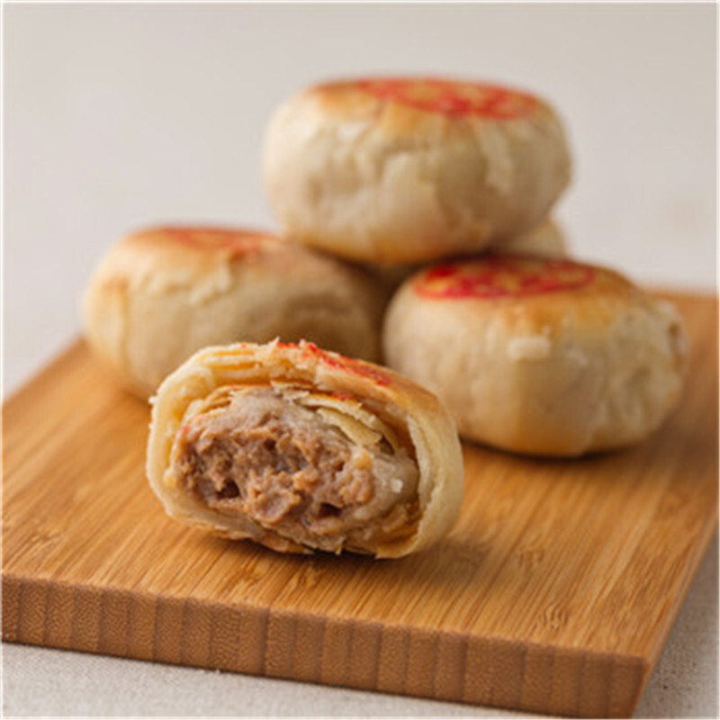 上海特产西区老大房12枚当天现烤真空包顺丰 鲜肉月饼12枚*1盒