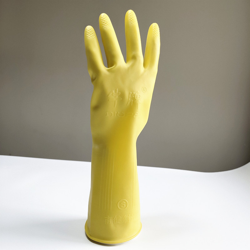 牛牌乳胶手套加厚牛牌乳胶橡胶手套牛筋洗碗耐磨防水防滑洗衣胶皮塑胶