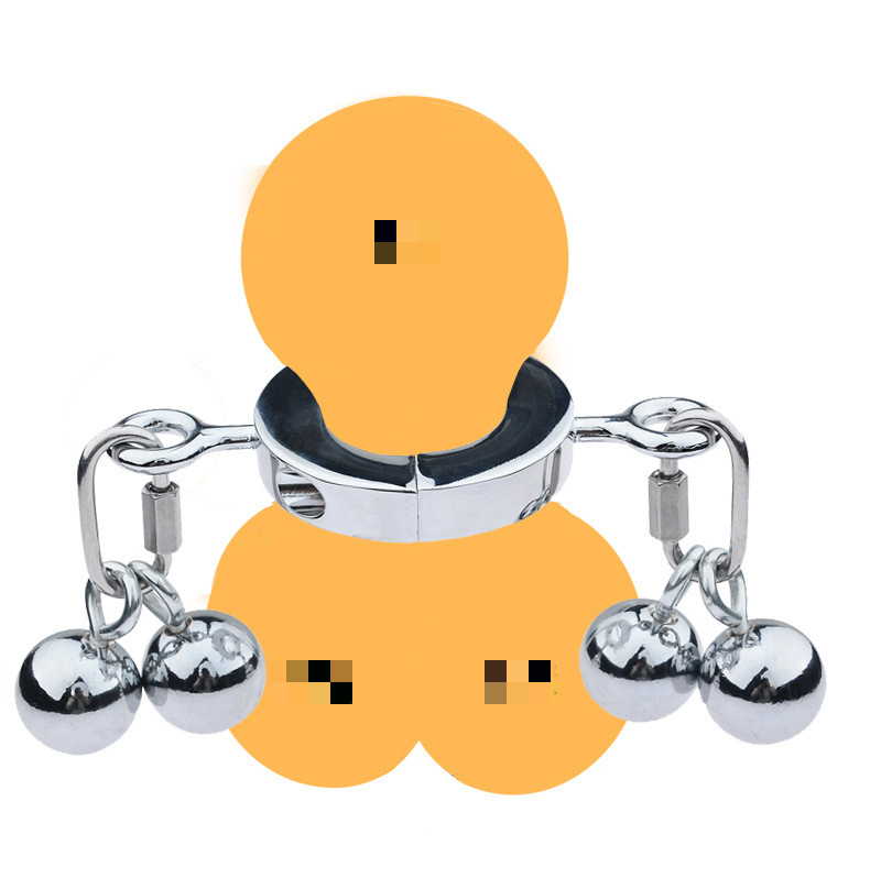 保密发货男用不锈钢负重环阴茎束缚器sm蛋蛋吊坠调教同性用品gay同志