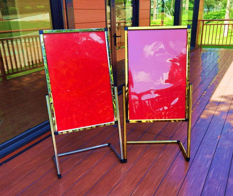 派诺特水牌展示架立牌指示牌不锈钢广告牌海报架酒店l型脚迎宾牌导向