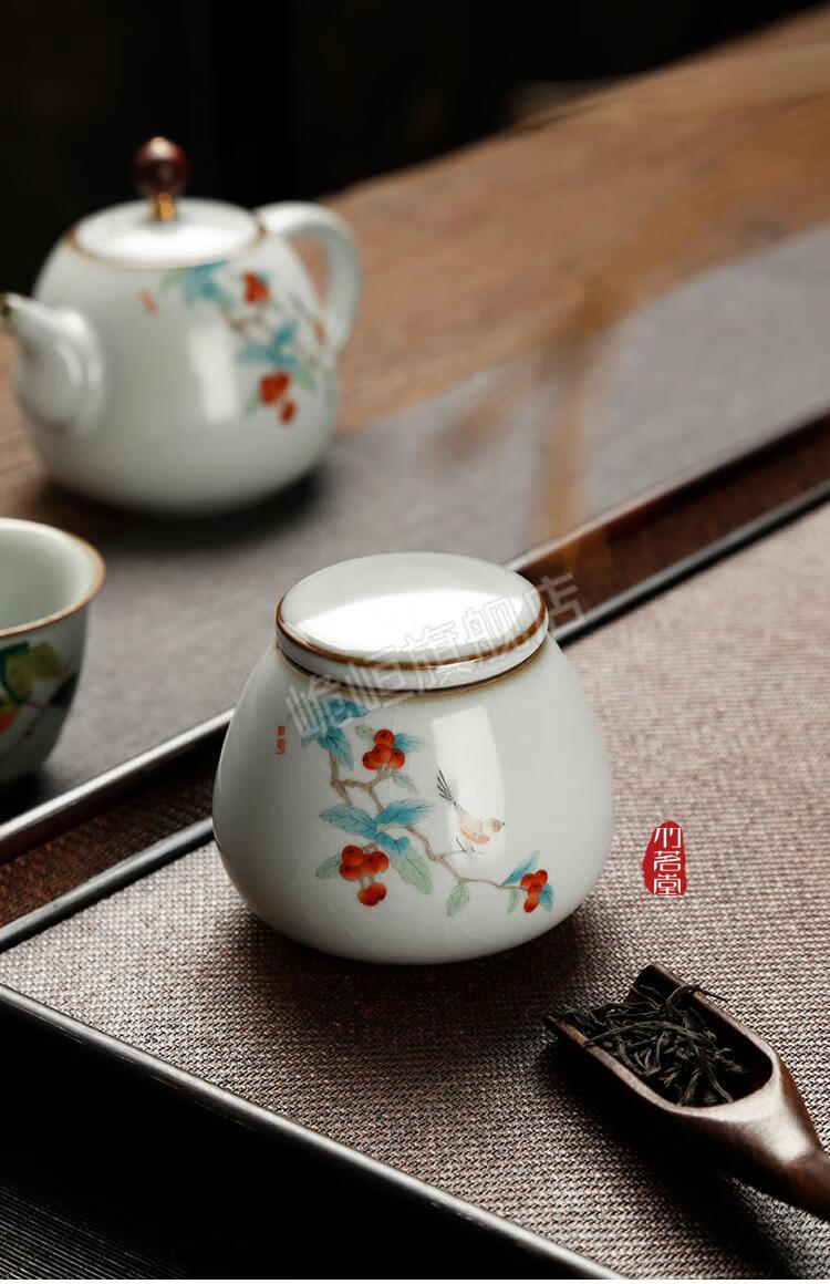 大茶壶陶瓷器大容量 茶壶泡茶器功夫茶具单壶小茶杯套装手抓复古家用