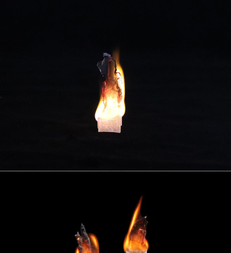 火纸魔术纸yif魔幻幽灵纸灵魂纸纸灵会飞悬浮火焰漂浮近景舞台魔术