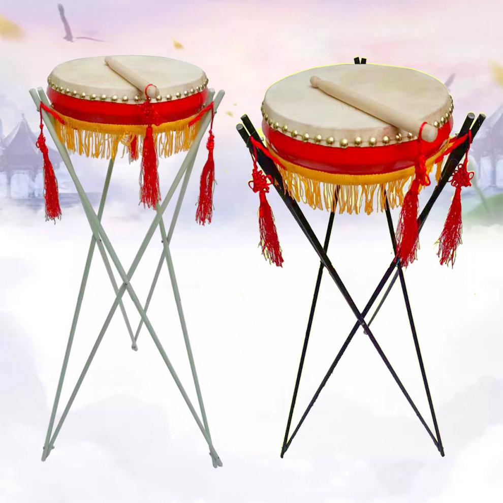 牛皮说书鼓京韵大鼓789寸京东西河东北梅花湖北大鼓鼓健鼓架鼓板 7寸