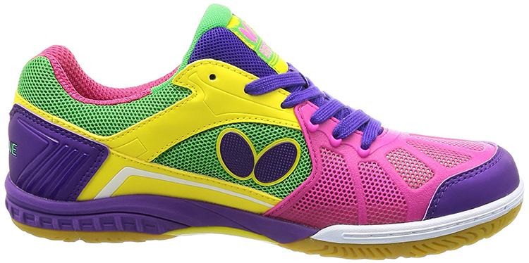 蝴蝶牌乒乓球鞋男女款网面透气耐磨牛筋底比赛训练室内运动鞋防滑耐磨