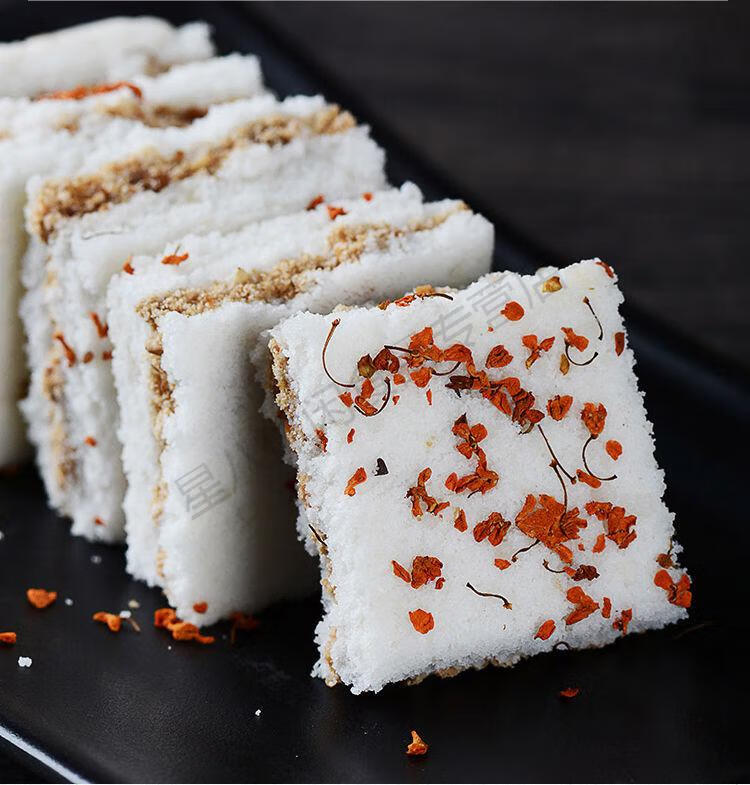 桂花糕温州特产传统手工糯米糕点代餐点心早餐小吃零食多口味批发桂花