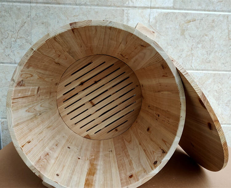 蒸饭桶木桶大小商用糯米饭团饭甄香杉木底酒蒸子带盖家用木制蒸笼上55