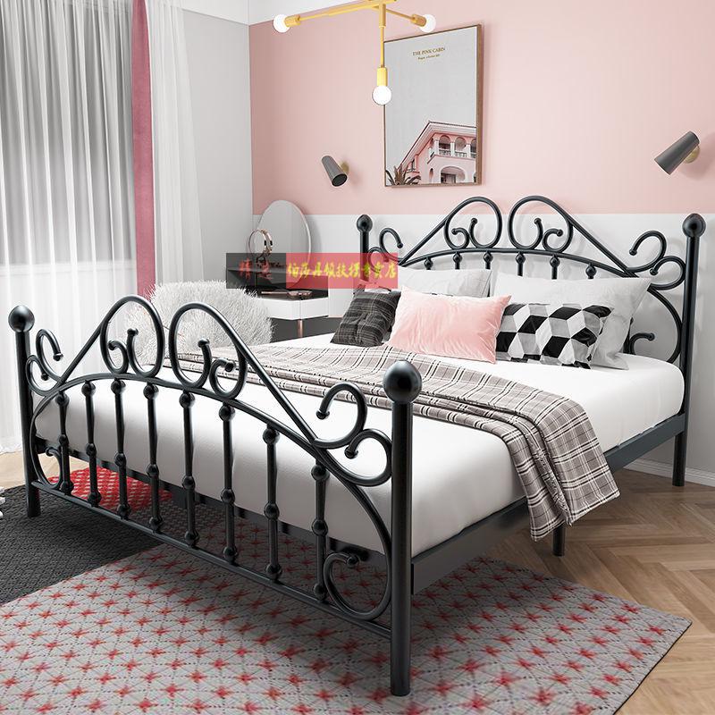 铁架床铁艺床铁床现代简约铁艺床15米18铁架网红公主单人铁床双人床