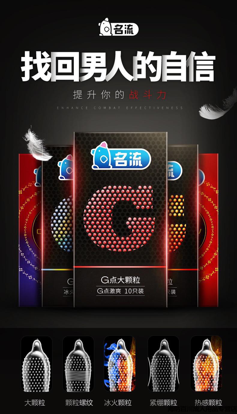 名流玻尿酸超薄倍润大颗粒避孕套超薄003安全套中号套套润滑情趣螺纹