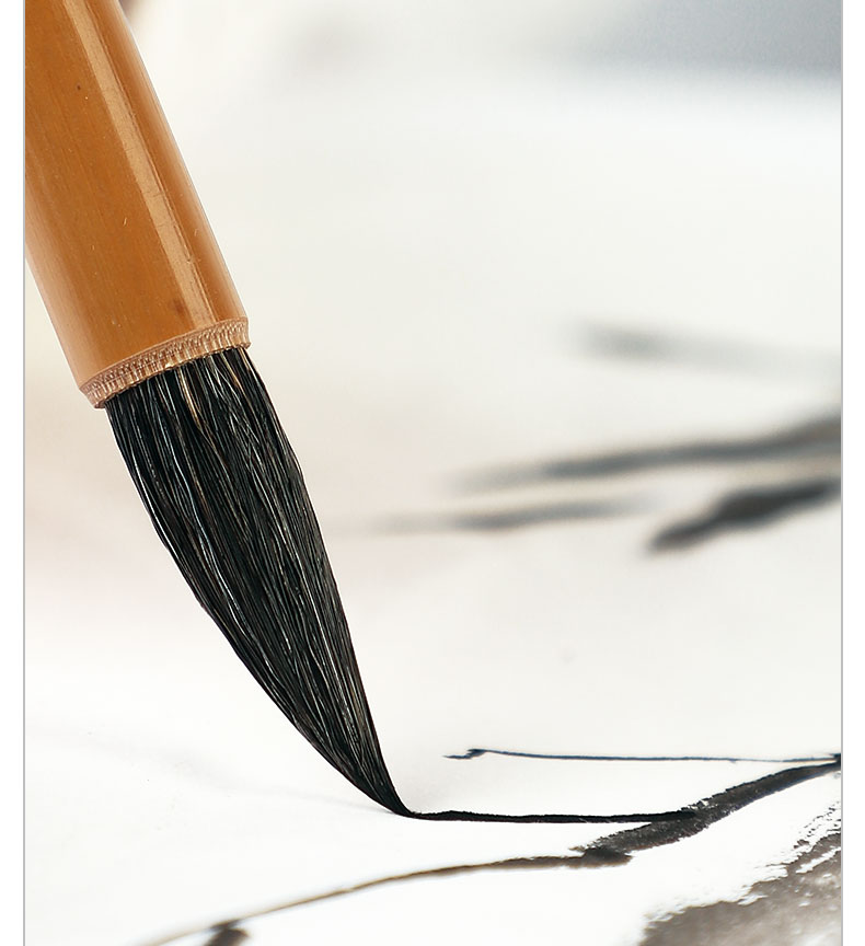 然修ranxiu石獾毫毛笔国画专用书画山石树木中国画山水画写意级用大