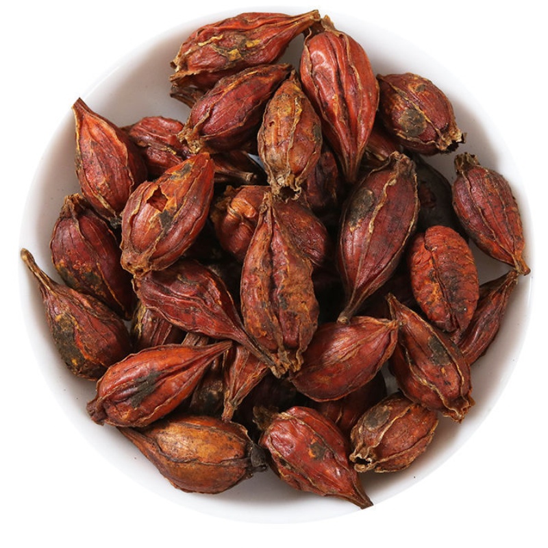 北京同仁堂野生炒栀子500g克 栀子中药材 栀子炭 焦栀子 焦山栀 炒山