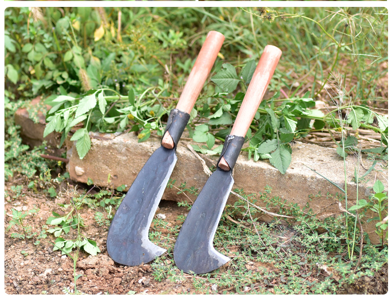 柴刀手工锻打柴刀材刀木户外树刀伐木刀劈柴竹子农用刀锻打弯头小号35