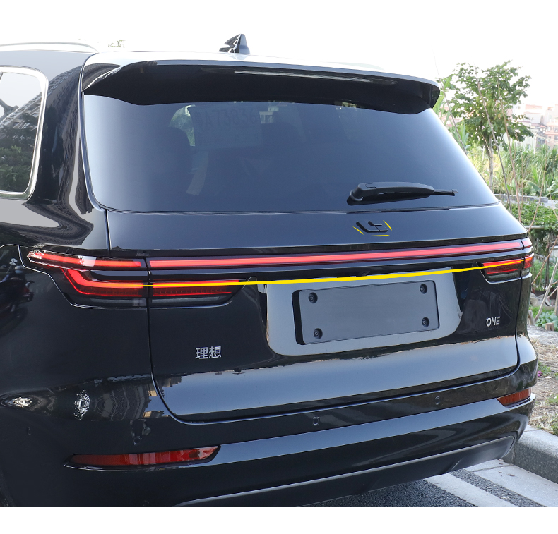 21款理想one黑武士车窗饰条车标黑化外观改装升级汽车专用品配件 理想