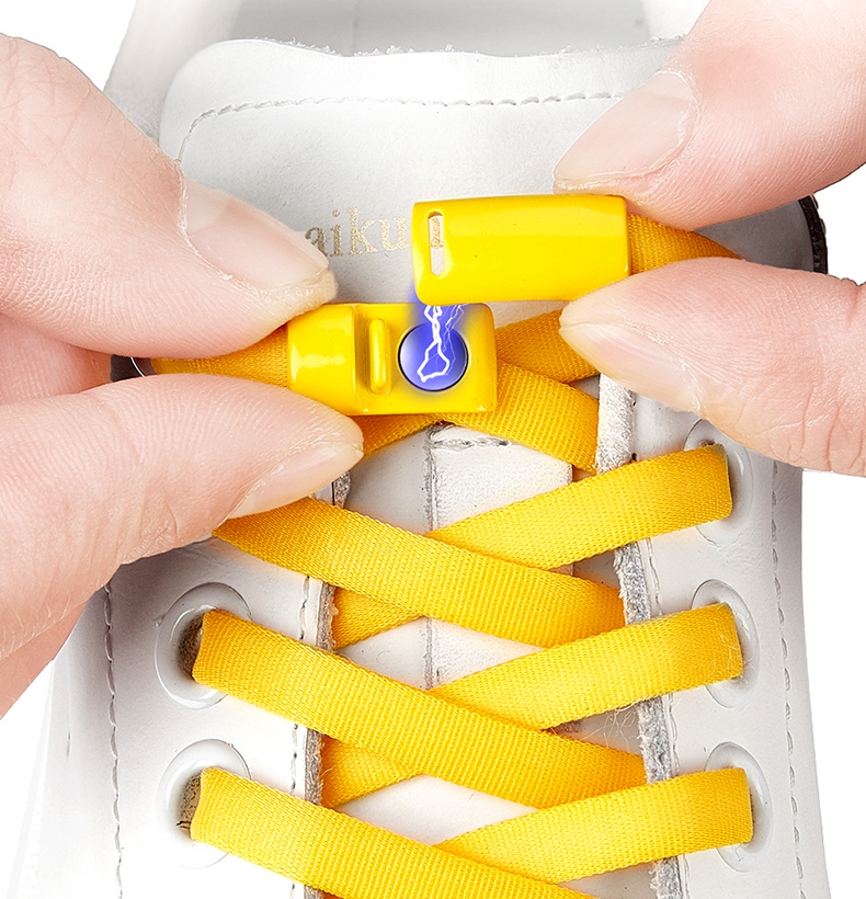 乔丹中国专卖弹力鞋带二代彩色加强磁力免系鞋带松紧弹力丝滑金属扣